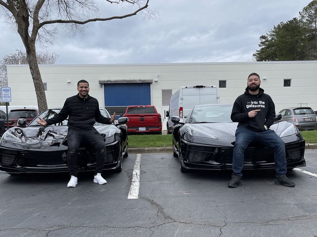 CCF co-founders with their Corvettes