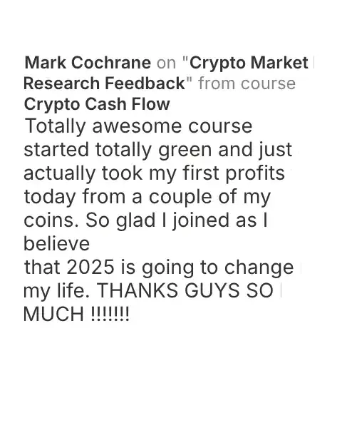 CCF student testimonial: community post from Mark Cochrane