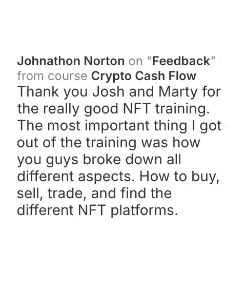 CCF student testimonial: community post from Johnathon Norton
