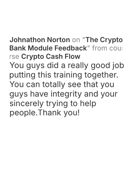 CCF student testimonial: community post from Johnathon Norton