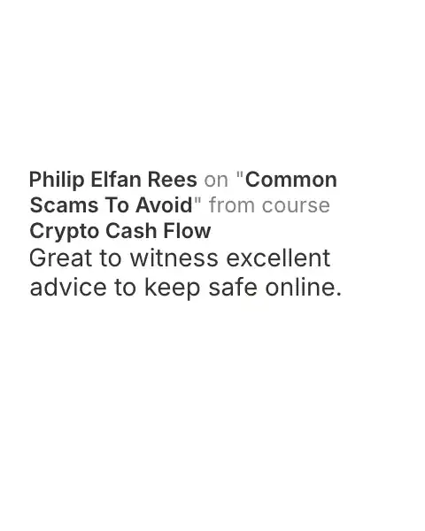 CCF student testimonial: community post from Philip Elfan Rees
