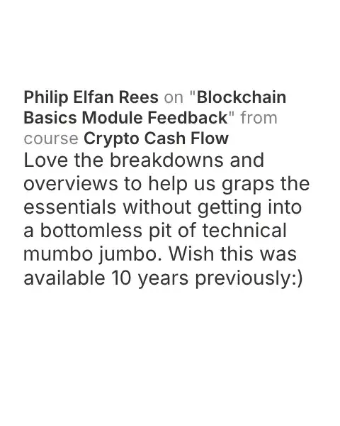 CCF student testimonial: community post from Philip Elfan Rees