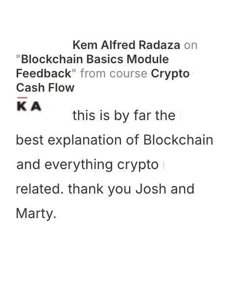 CCF student testimonial: community post from Kem Alfred Radaza