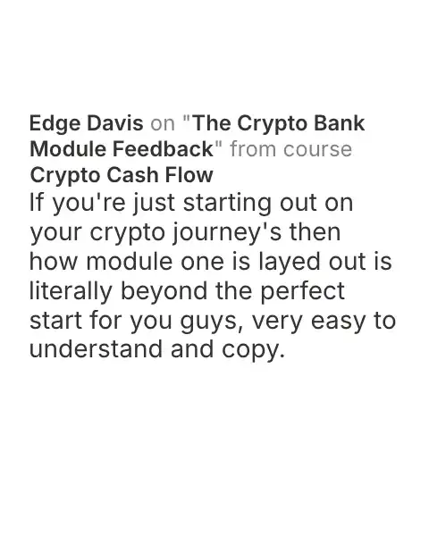 CCF student testimonial: community post from Edge Davis