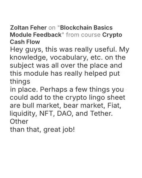 CCF student testimonial: community post from Zoltan Feher