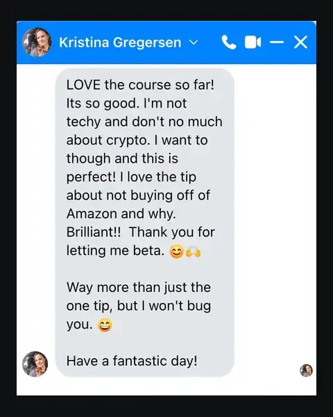 CCF student testimonial: community post from CCF student