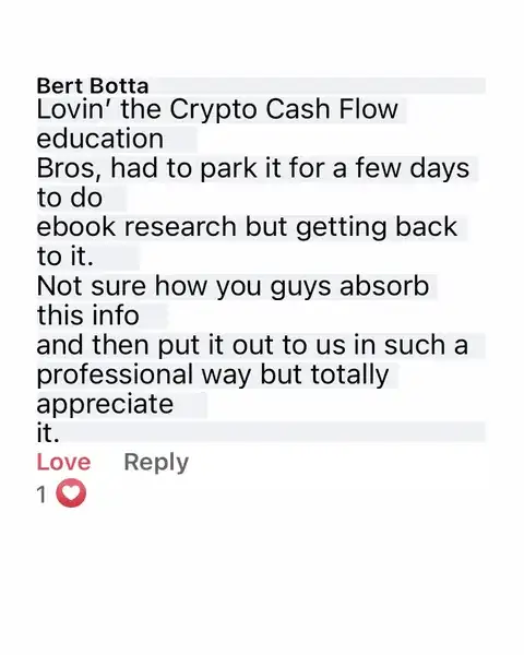CCF student testimonial: community post from Bert Botta