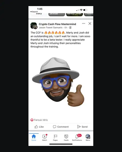 CCF student testimonial: community post from Jason Tweet Samuels