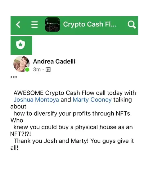 CCF student testimonial: community post from Andrea Cadelli