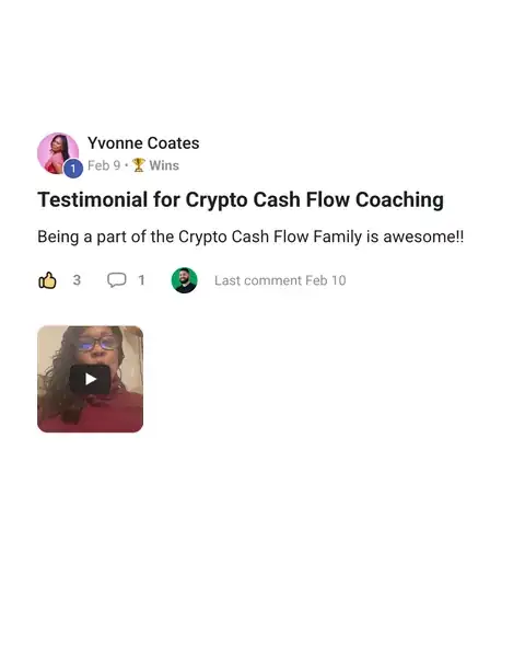 CCF student testimonial: community post from CCF student