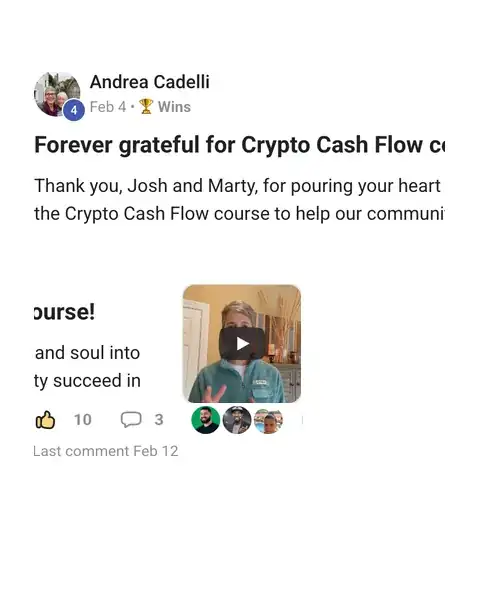 CCF student testimonial: community post from CCF student